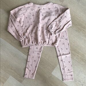 Rylee + Cru Soft Pink Knit Top